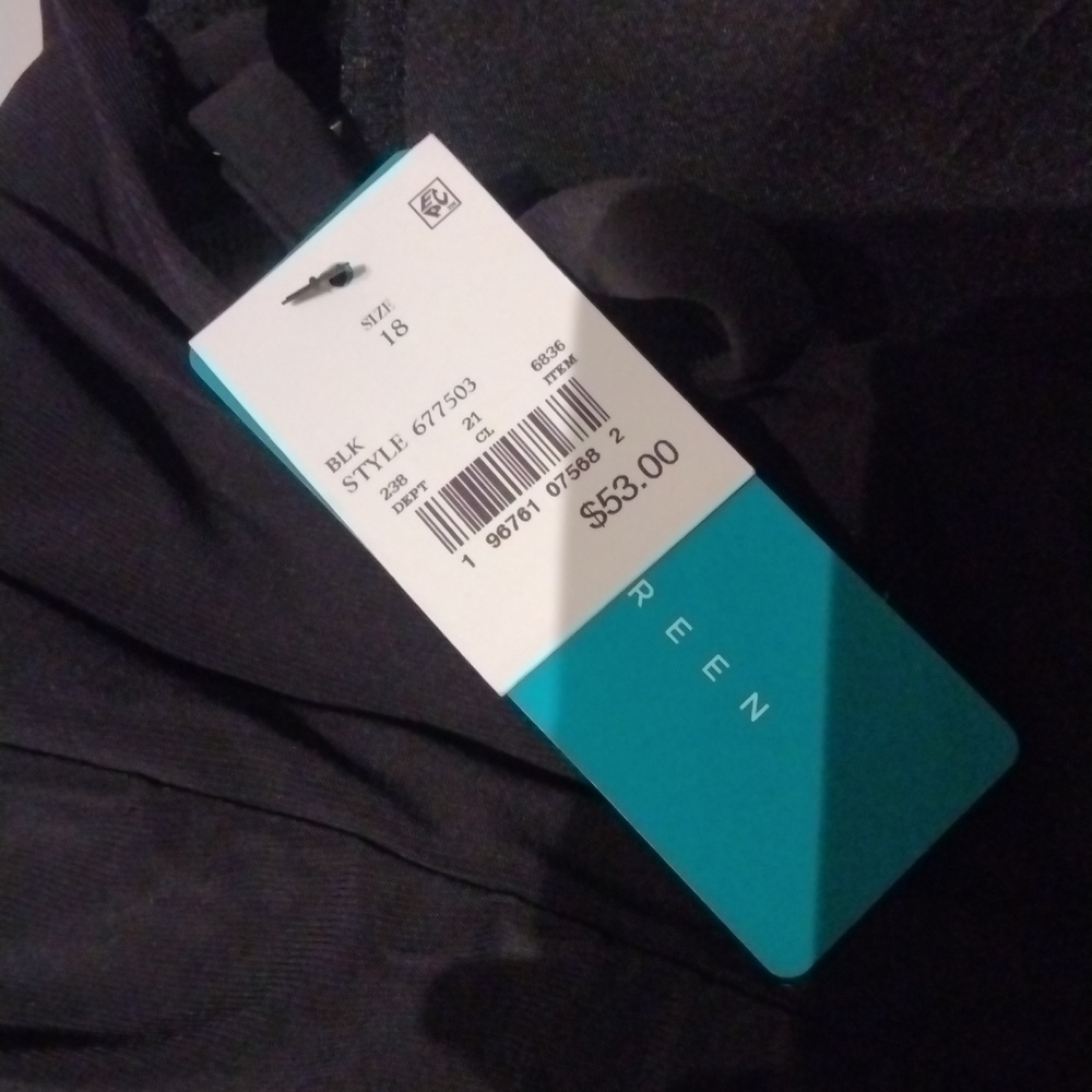 Swim Dress Black Plus Size Sz 18‎ - Picture 7 of 7